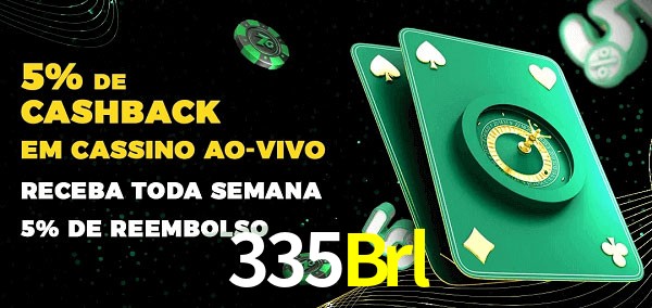 Promoções do cassino ao Vivo 335Brl